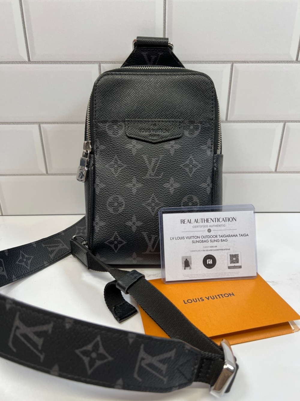 LV Louis Vuitton Outdoor Taigarama Taiga Slingbag Sling Bag